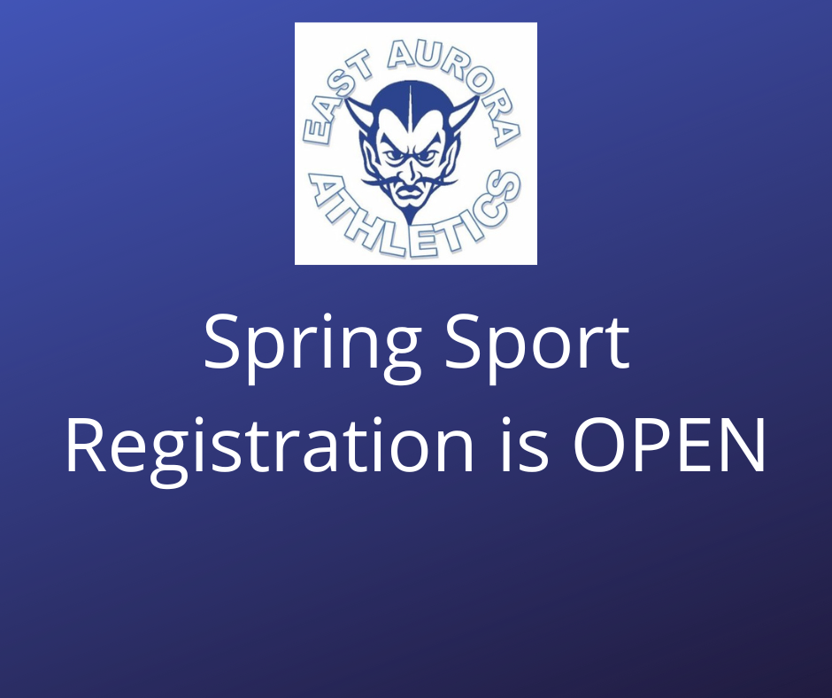 Spring Sports Registration is Open