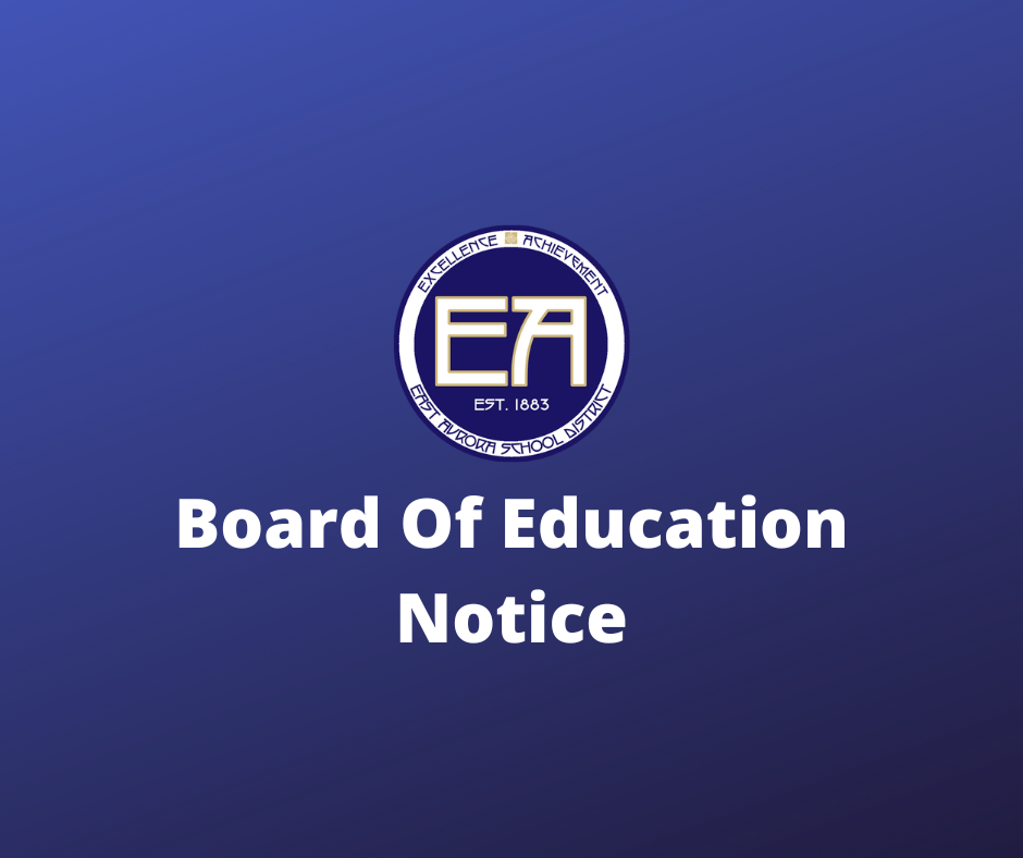 Board of Education Meeting Notice